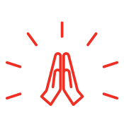 praying hands icon